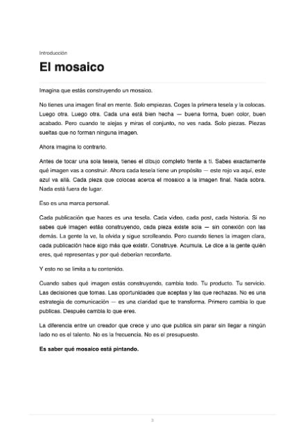 Introducción: El mosaico